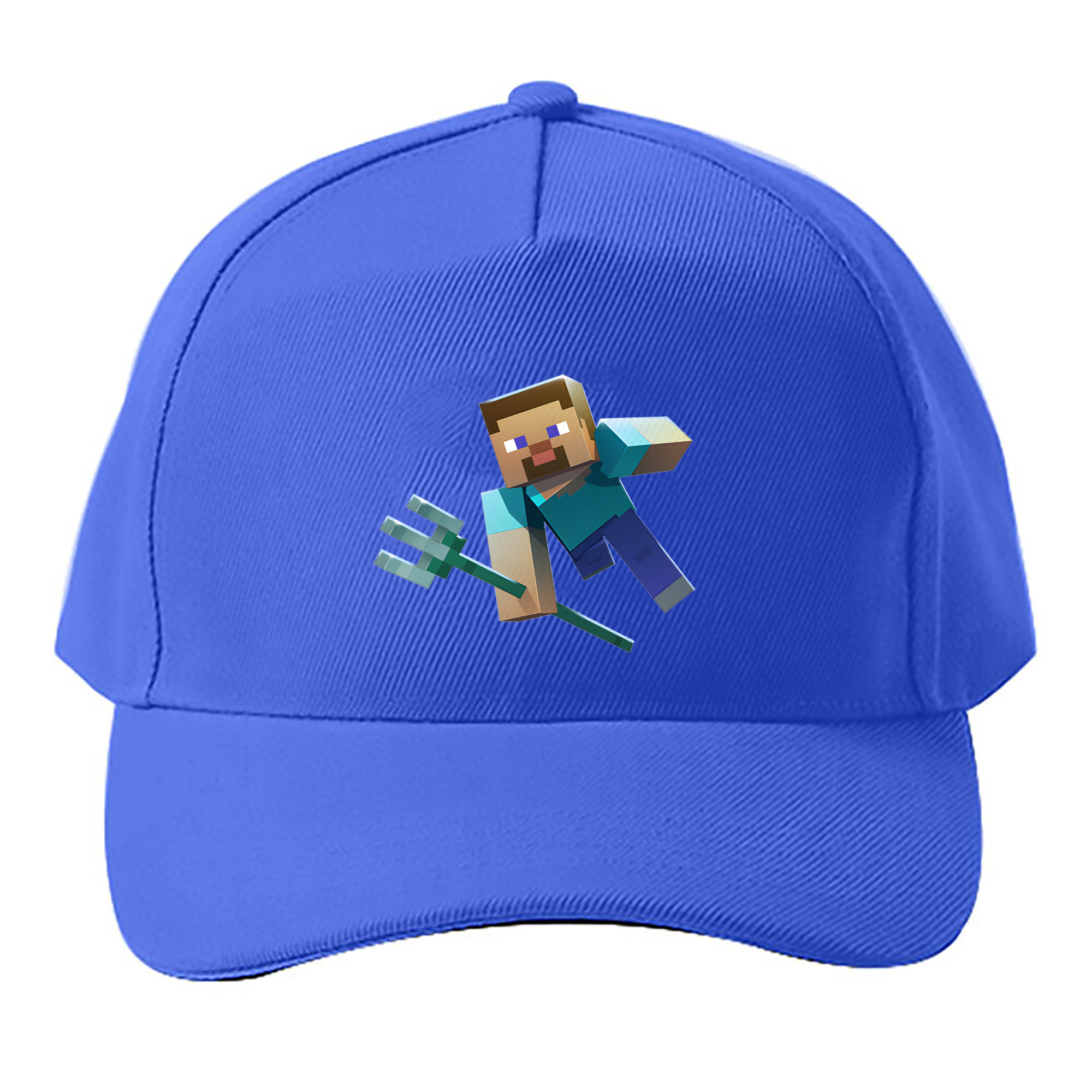 （画像用） マインクラフト ブロックの世界 Minecraft MC Block world ベースボールキャップ 綿100％ 男女兼用 帽子 スポーツ
